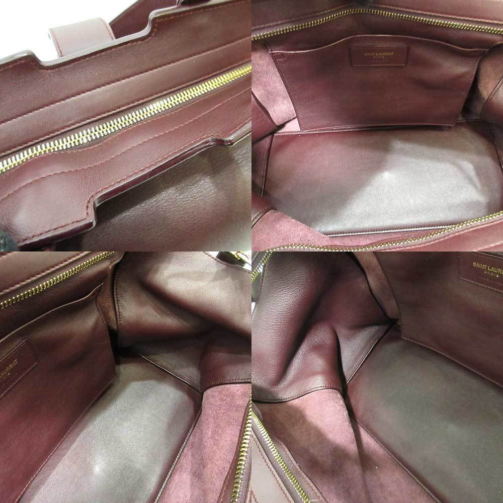 Saint Laurent Python Handbag Red - image 5